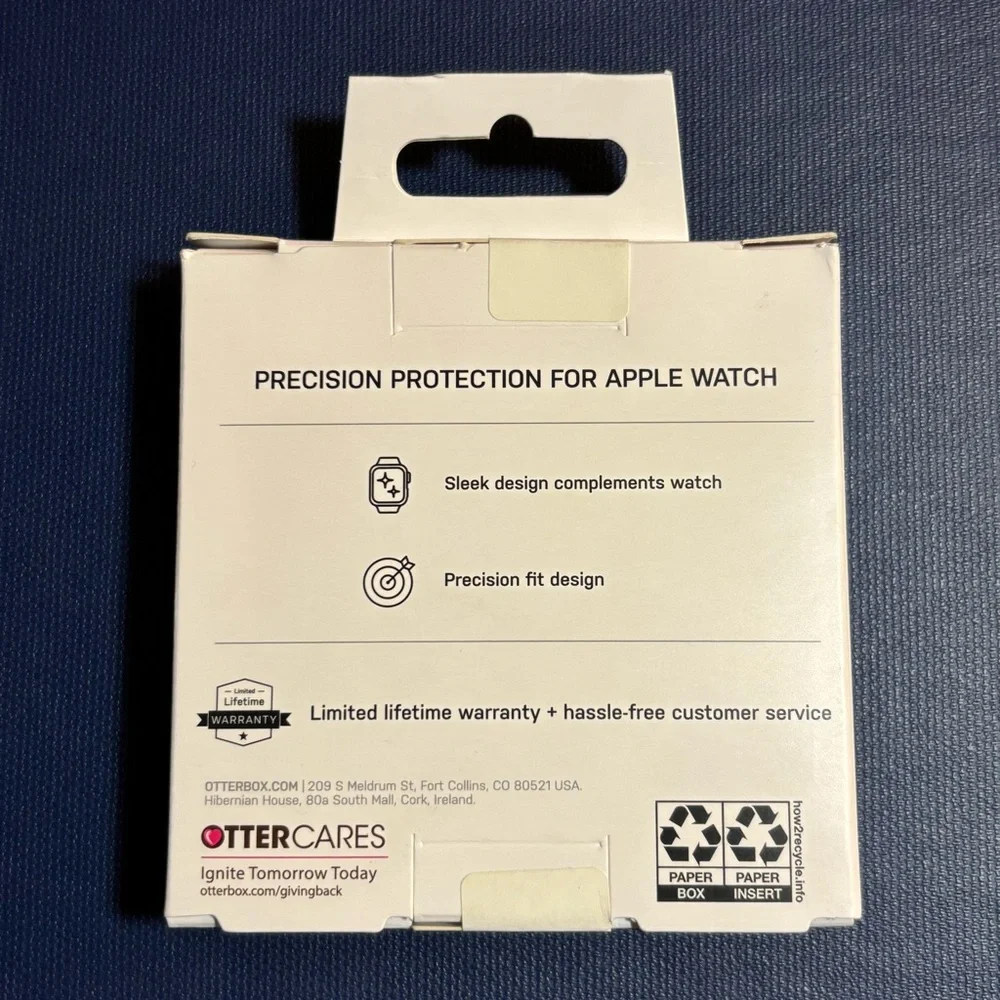 Otterbox Aura Edge Black Apple Watch Series 3 Case 38 mm NEW!